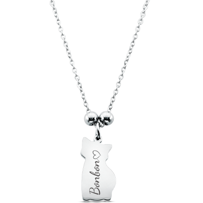 Collier Personnalisé Chat