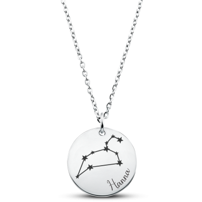 Collier Personnalisé Constellation avec Texte...