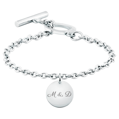 Bracelet Personnalisé Cercle de Luxe