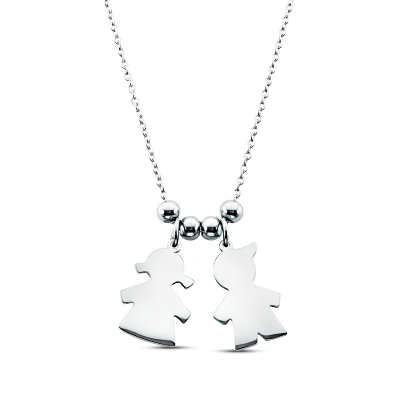 Collier Personnalisé Enfants - Silver - 60