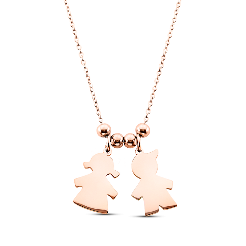 Collier Personnalisé Enfants - Rosegold - 61