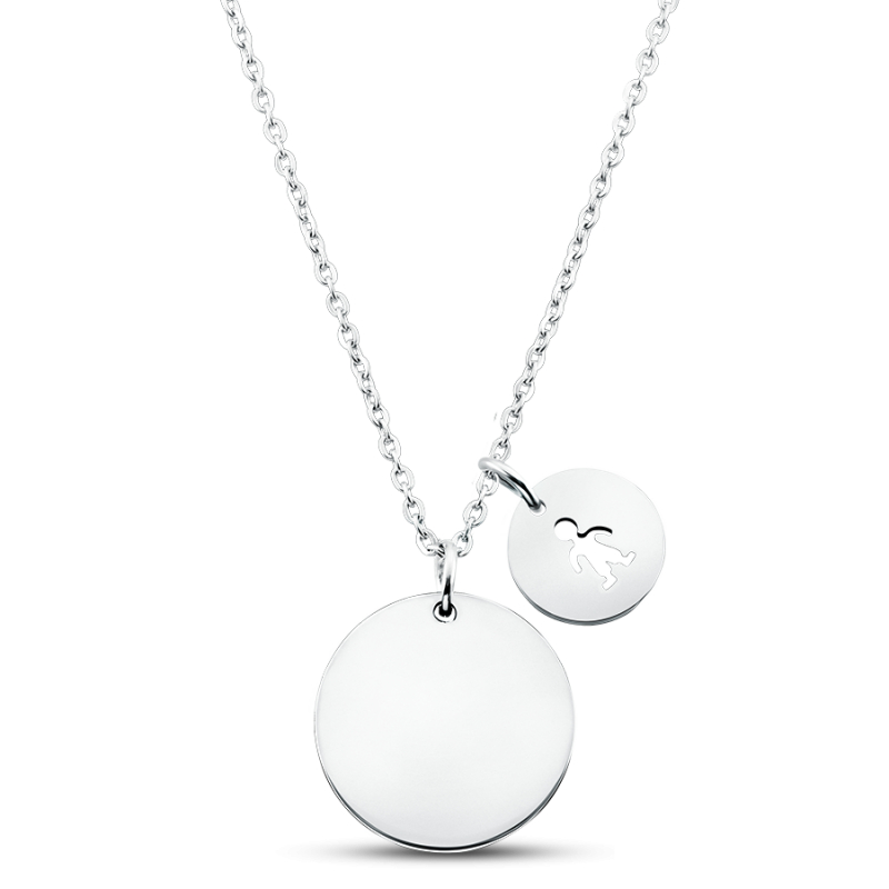 Collier Personnalisé Enfants - Silver - 60