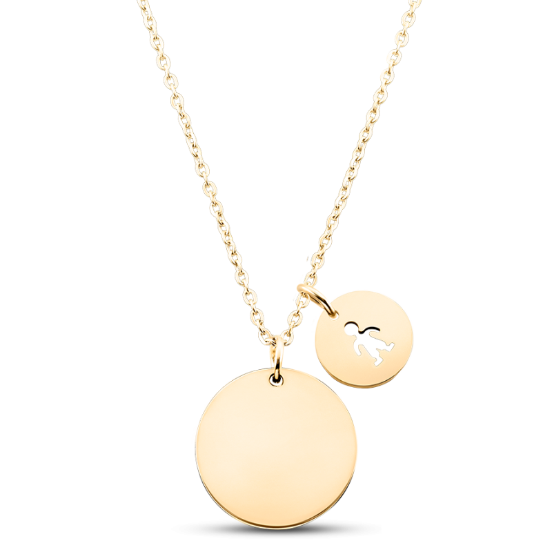 Collier Personnalisé Enfants - Gold - 62