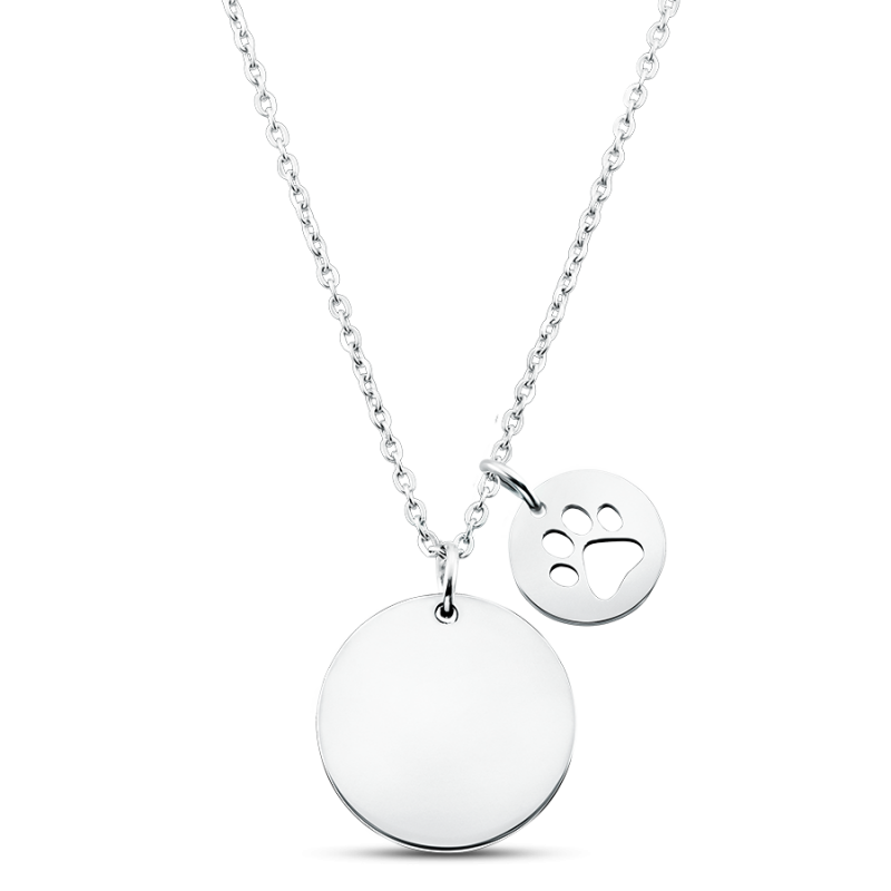 Collier Personnalisé Race de Chien - Silver - 60