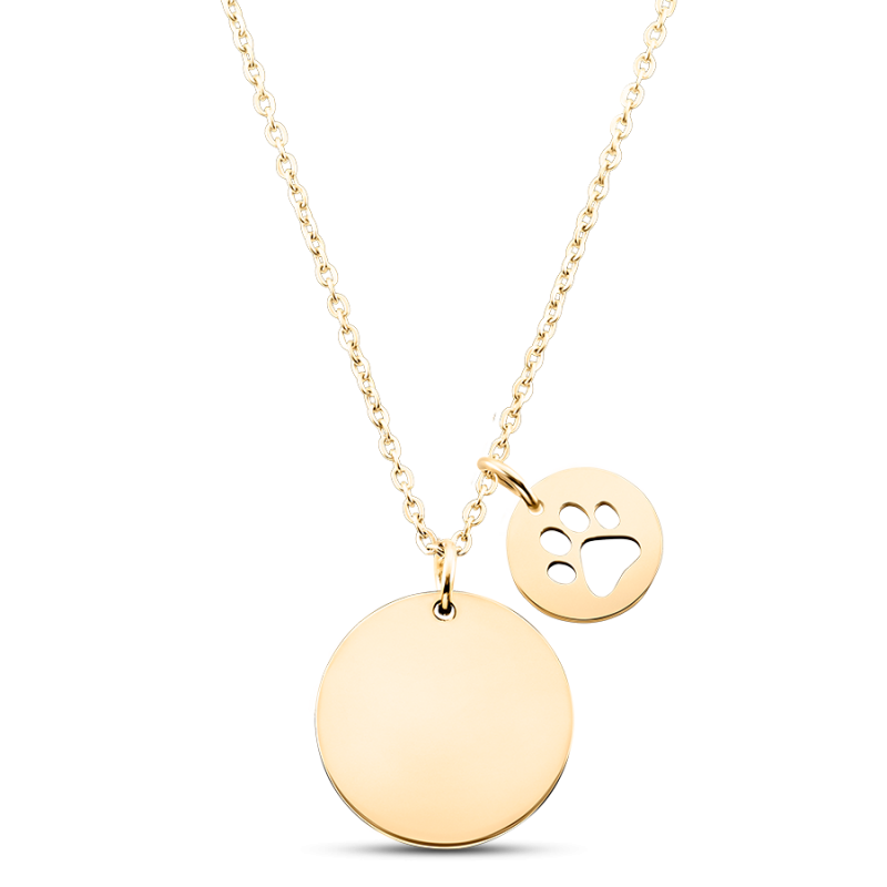 Collier Personnalisé Race de Chien - Gold - 62