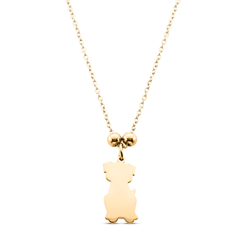 Collier Personnalisé Chien - Gold - 62