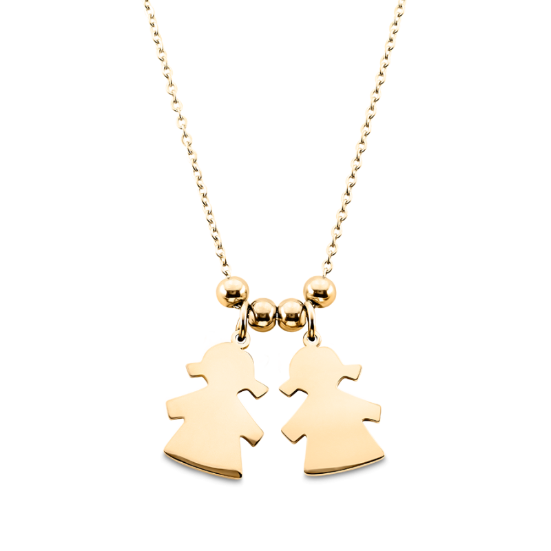 Collier Personnalisé Plusieurs Filles - Gold - 62