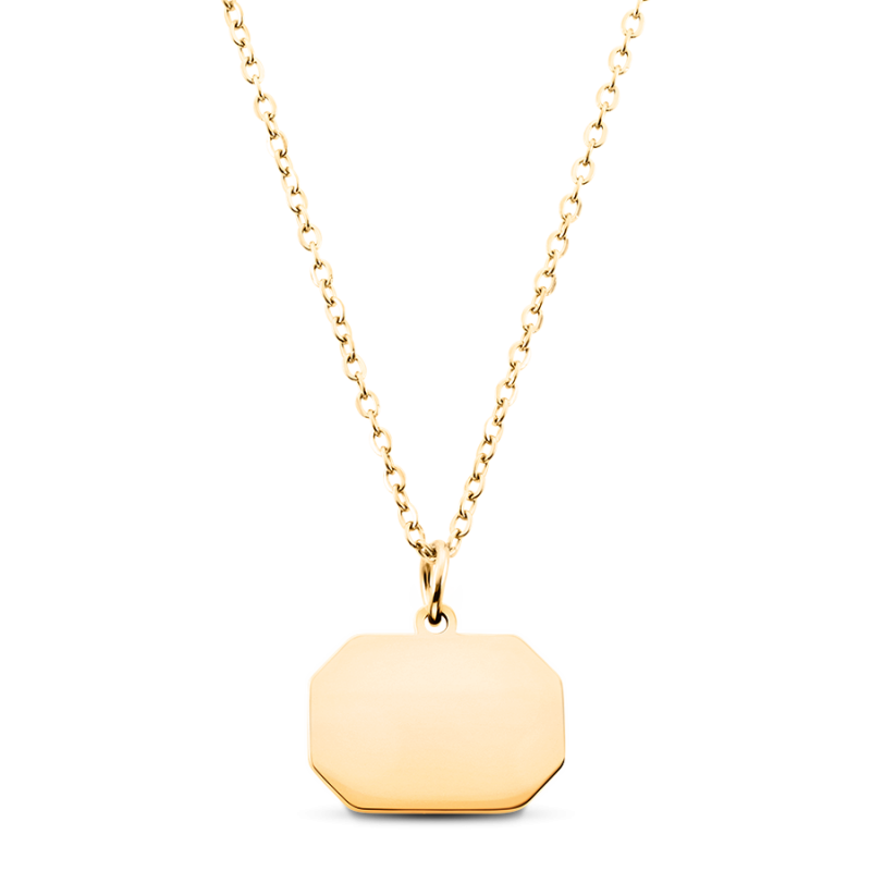 Collier Illustration Personnalisée - Gold - 62