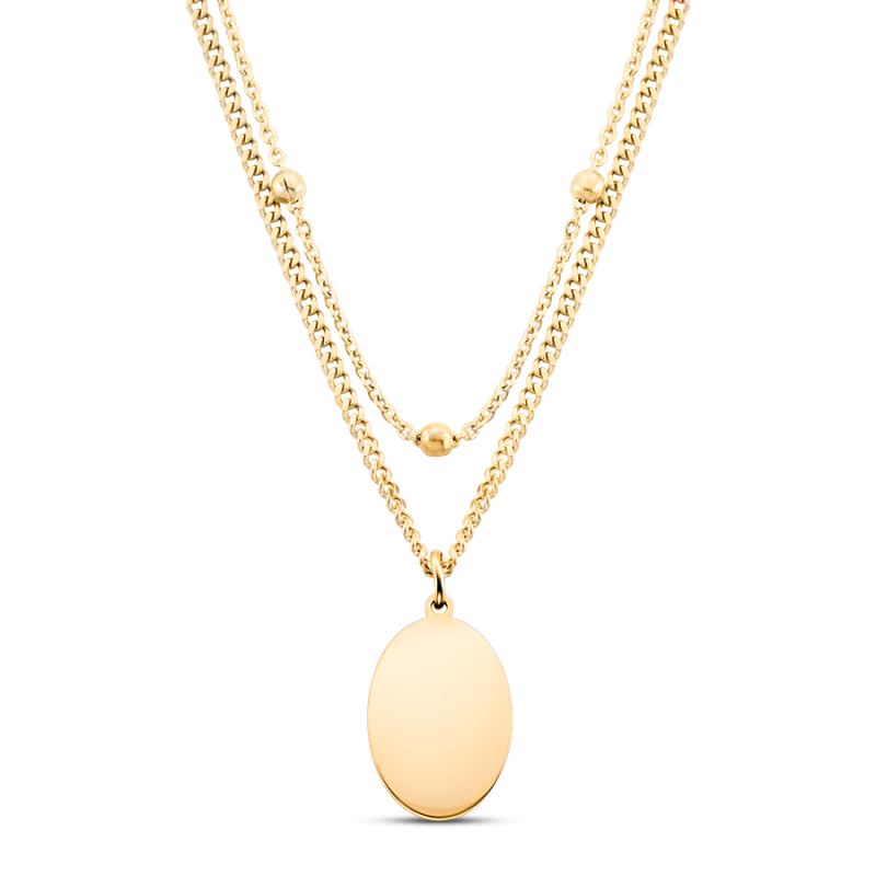 Collier Personnalisé Floral - Gold - 62