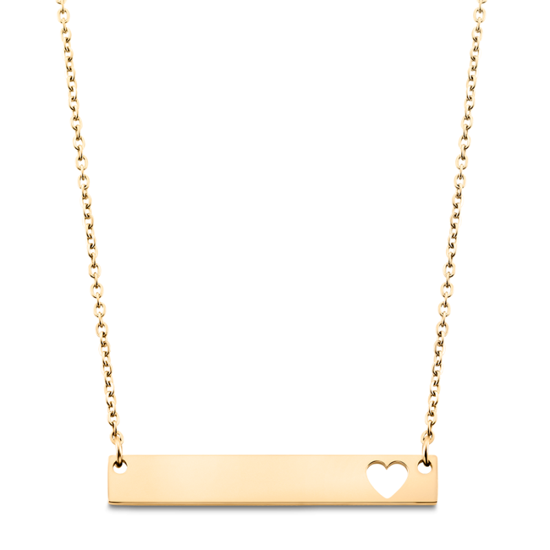 Collier Personnalisé Coordonnées - Gold - 62