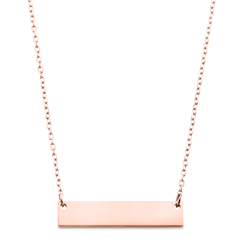 Collier Personnalisé Écriture - Rosegold - 61