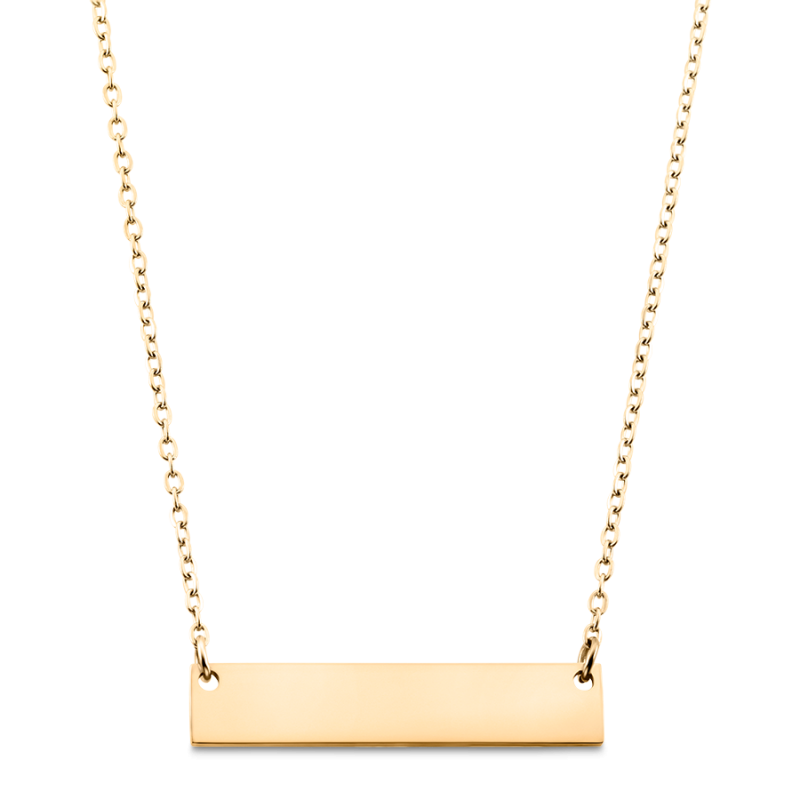 Collier Personnalisé Écriture - Gold - 62