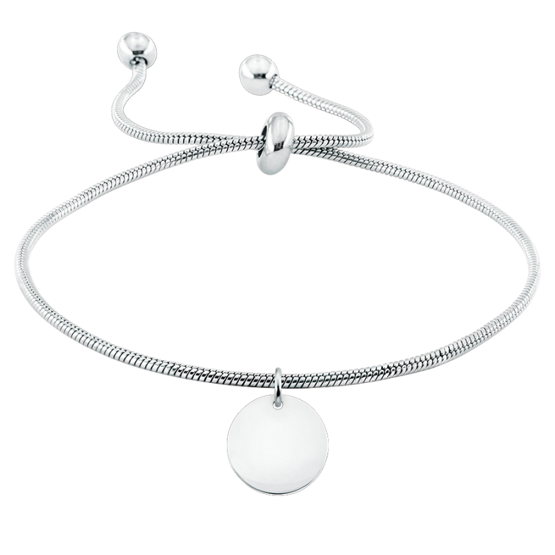 Cercle Suspendu Personnalisé avec Bracelet Réglable - Silver - 60