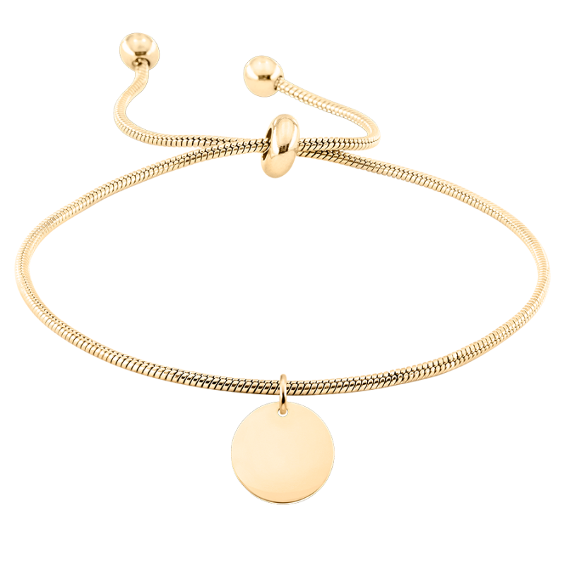 Cercle Suspendu Personnalisé avec Bracelet Réglable - Gold - 62