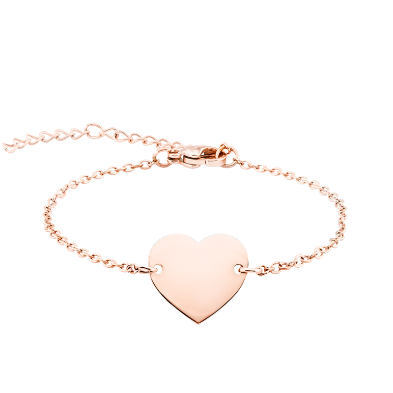 Bracelet Personnalisé Coeur - Rosegold - 61