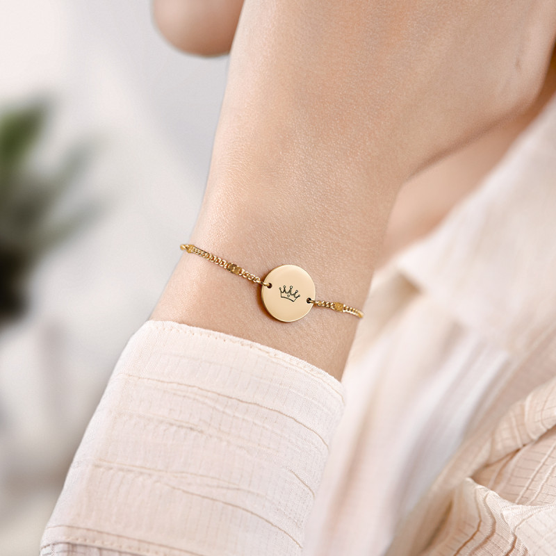 Bracelet Illustration Personnalisé - Gold - 62