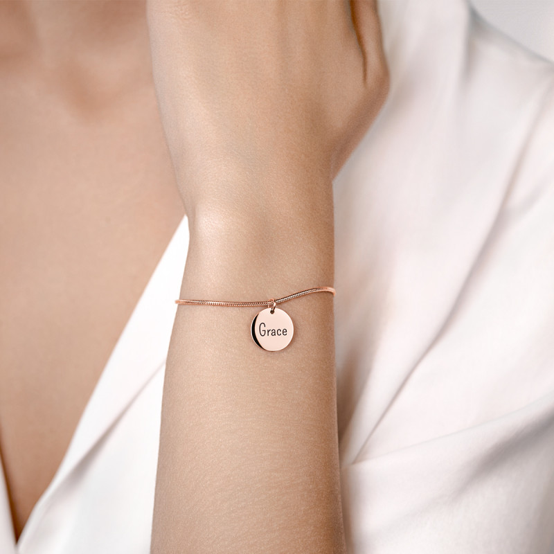 Cercle Suspendu Personnalisé avec Bracelet Réglable - Rosegold - 61