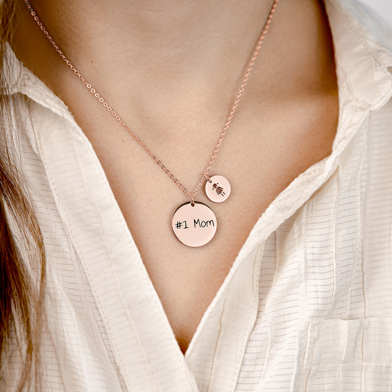 Collier Personnalisé Enfants - Rosegold - 61