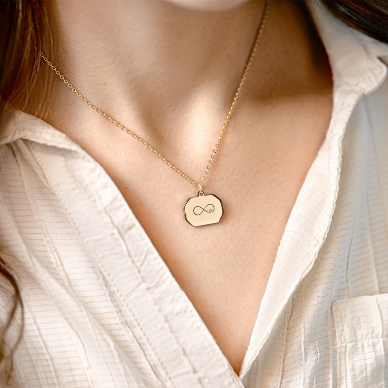 Collier Illustration Personnalisée - Gold - 62